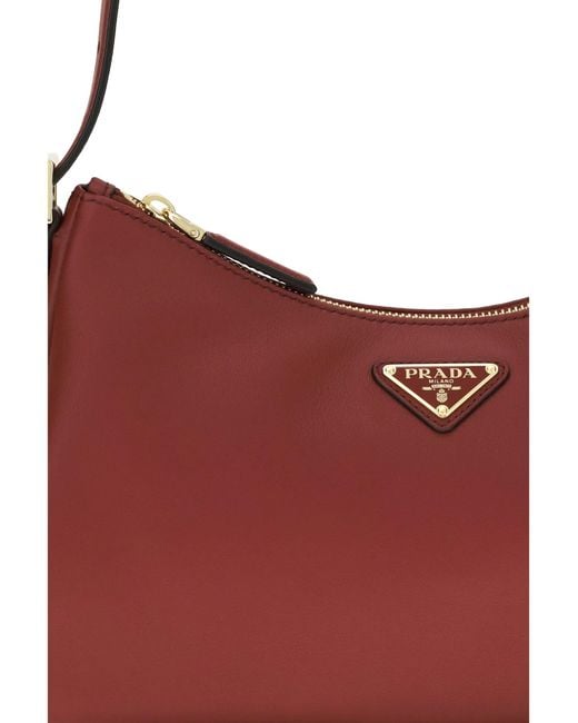 Prada Red Aimée Medium Shoulder Bag