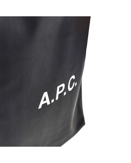 A.P.C. Black Ninon Small Tote Bag