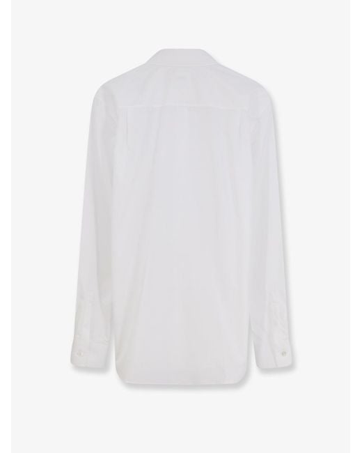 Dior White Cotton Popelin Shirt