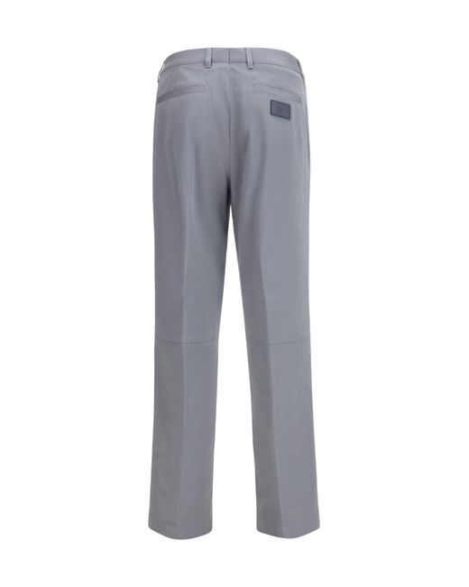 Fendi Gray New Rich Pants for men