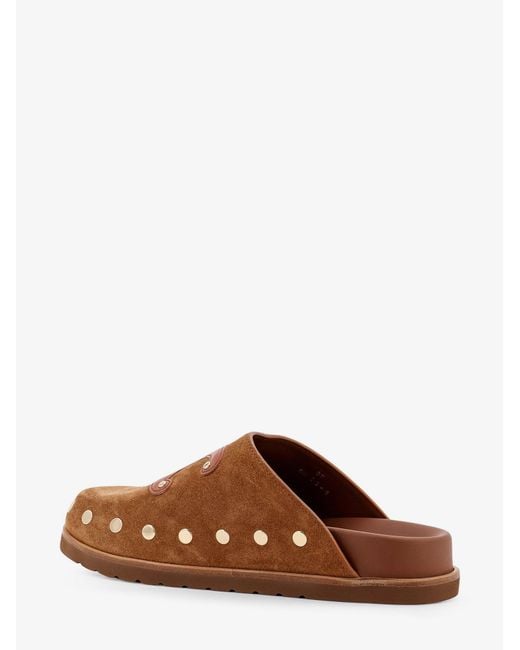 Céline Brown Pitea Suede Sandals