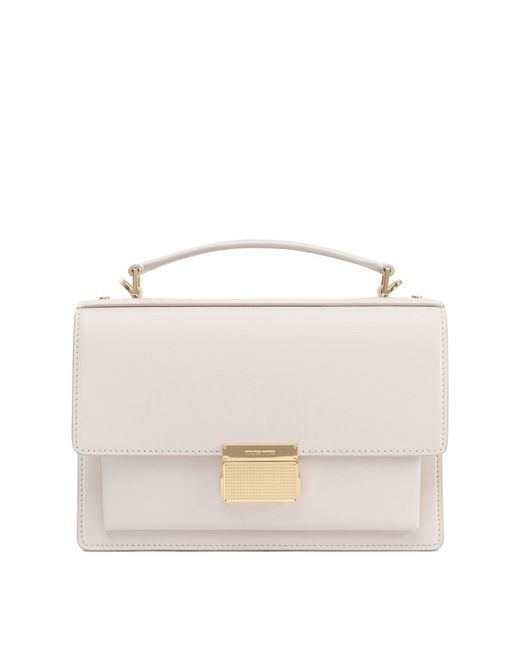 Women's White "Venezia" Crossbody Bag