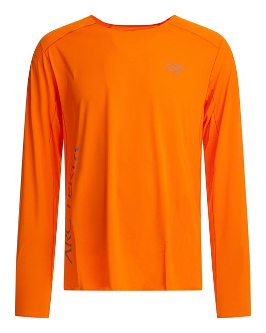 Arc'teryx Orange "Norvan Downword" T-Shirt for men