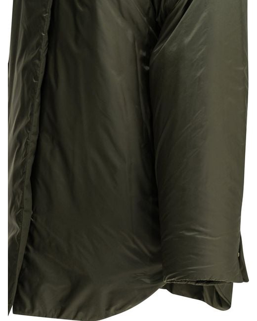 Max Mara Green Reversible Padded Jacket