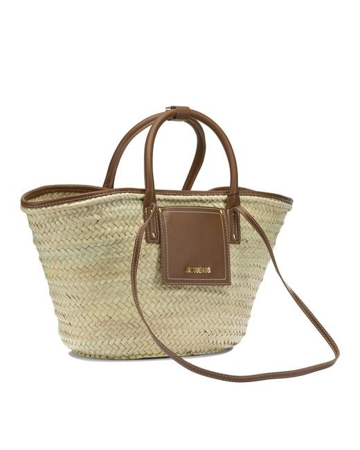 Jacquemus Natural "Soli" Large Handbag
