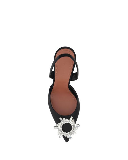 AMINA MUADDI White Begum Slingback Pumps