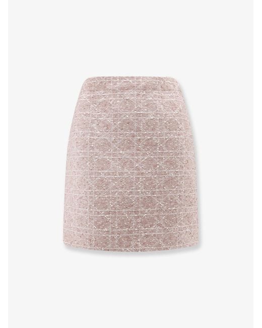 Dior Pink Cotton Blend Skirt