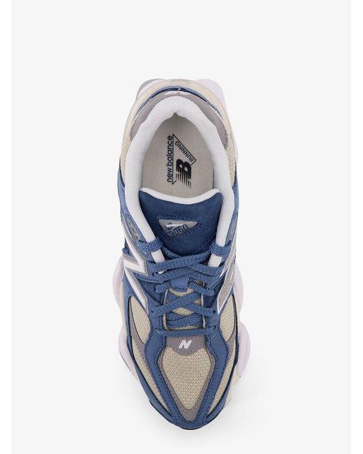 New Balance Blue Sneakers 9060 Mesh Suede for men