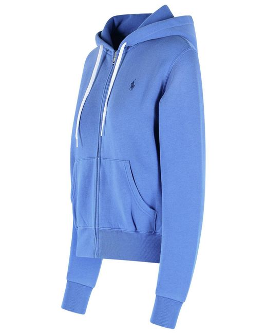 Polo Ralph Lauren Blue Classic Cotton Blend Sweatshirt