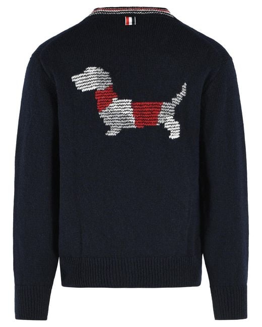 Thom Browne Blue 'Hector' Cardigan for men