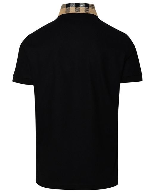 Burberry Black Cody Polo Shirt for men