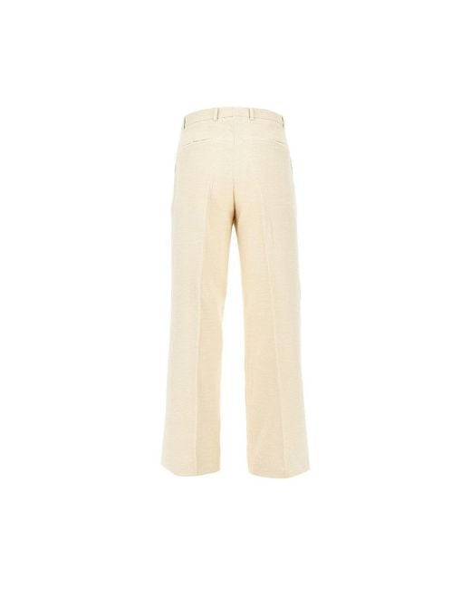 Cmmn Swdn Natural 'Otto' Viscose-Blend Pants for men