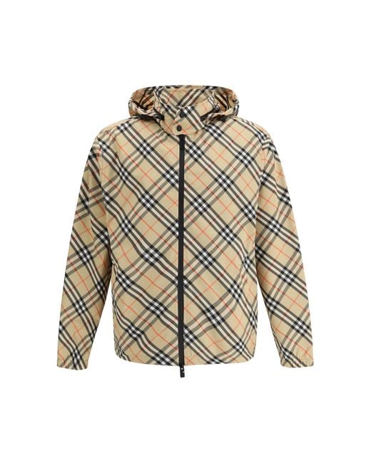 Men's White Check Jacket