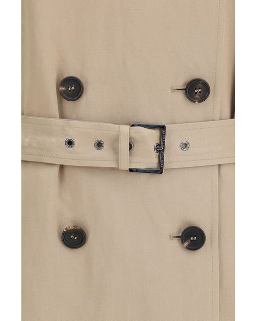 Brunello Cucinelli Natural Belted Trench Coat