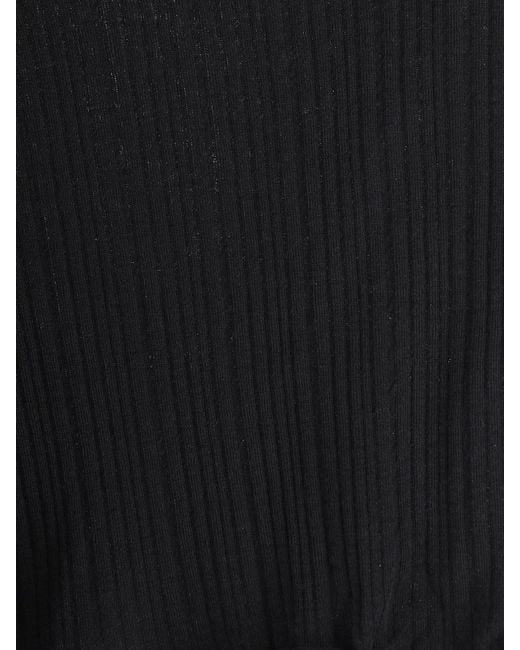 Fendi Black V-Neck T-Shirt