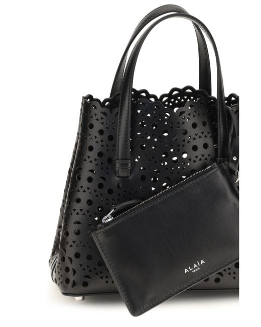 Alaïa Black Handbag Mina Calf Leather