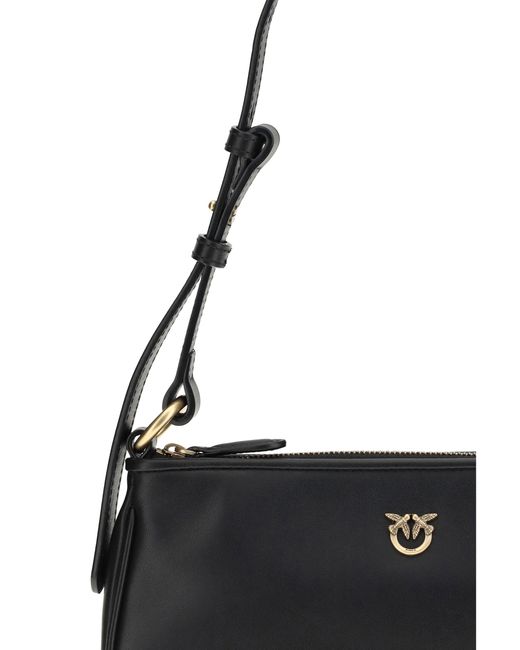 Pinko Black Shoulder Bag Mini Half Moon