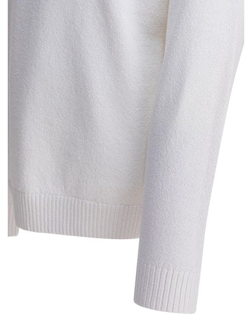Beams Plus White Lily Yarn Knitwear for men