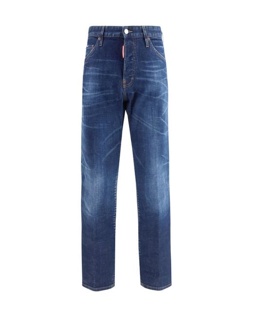 DSquared² Blue Teddy Jeans for men