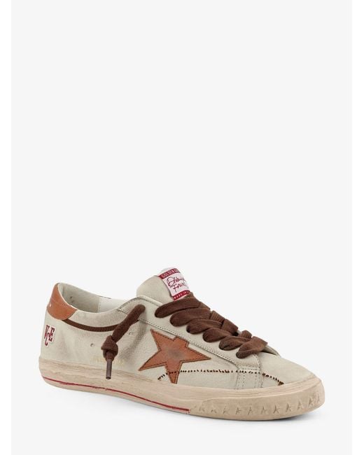 Golden Goose Deluxe Brand Multicolor Deluxe Brand Super Star Leather Sneakers With Logo On The Side for men