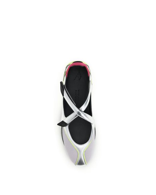 The Attico White Ballerinas