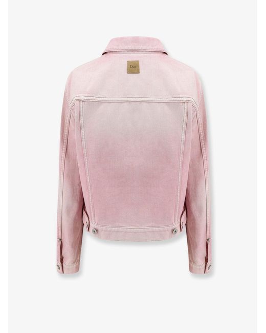 Dior Pink Dior Dior Medaillon Denim Jacket