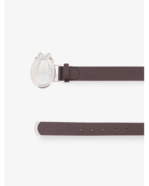 Dior Multicolor Dior Dior Medaillon Leather Belt for men