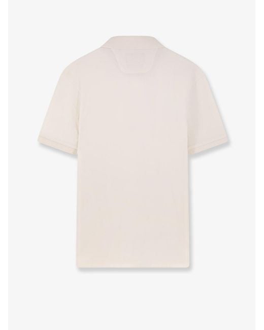 Boss White Perry Cotton Polo Shirt for men