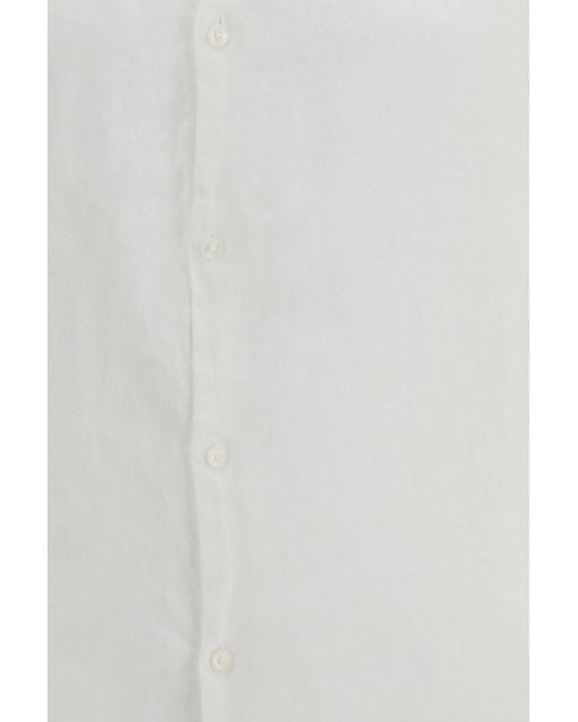 Brooksfield Linen Shirt Offwhite for men