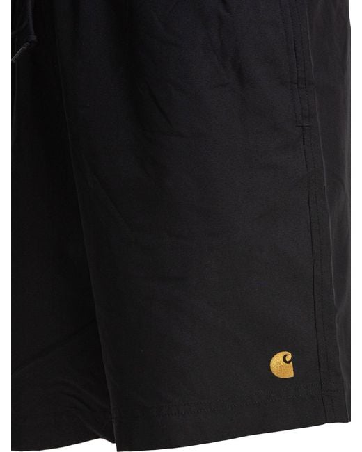 Carhartt Black "Chase Swim Trunks" Swim Short for men