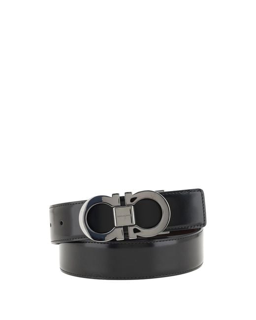 Ferragamo Black Belts E Braces for men