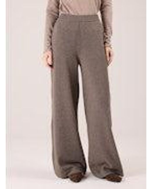 Women's Brown Wool Pants