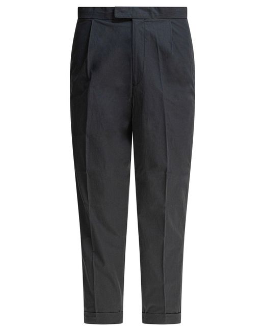 Beams Plus Gray Travel Comfort Trousers for men