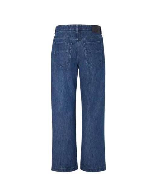 Fendi Blue Straight Leg Jeans 5 Pockets