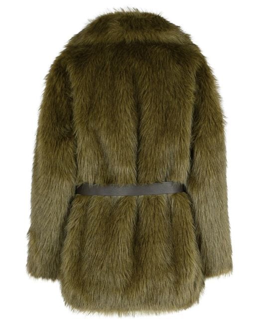 P.A.R.O.S.H. Green P.A.R.O..H. Faux Fur