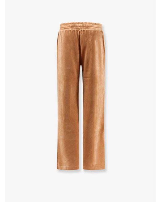 Chloé White Velvet Joggers Trousers
