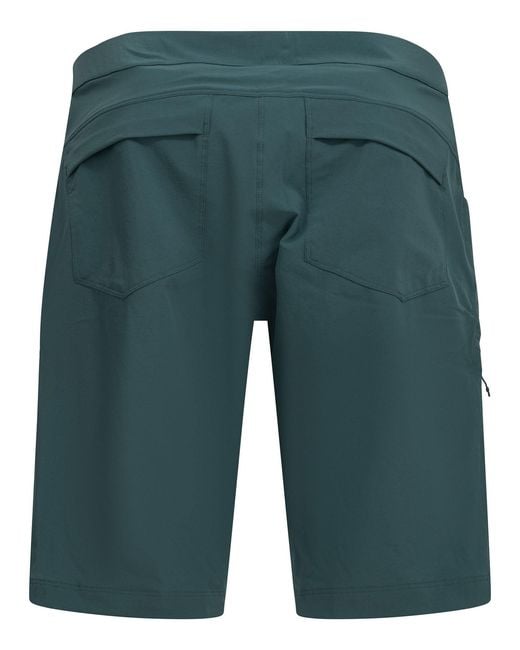 Arc'teryx Green Lefroy Technical Shorts for men