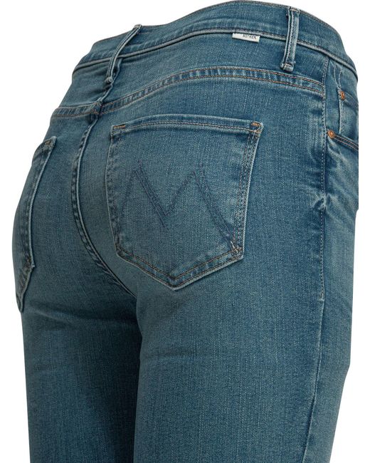 Mother Blue "Ride Hard Live Louder" Jeans