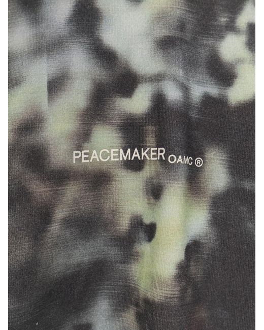 Oamc Peacemaker Green Cotton Sweatshirt for men