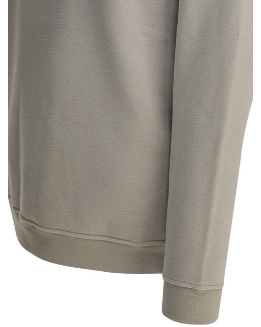 Arc'teryx Gray Fleece "Emblem" Crewneck Sweatshirt for men
