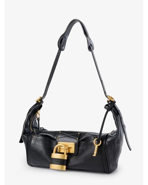 Chloé White Paddington Leather Shoulder Bag