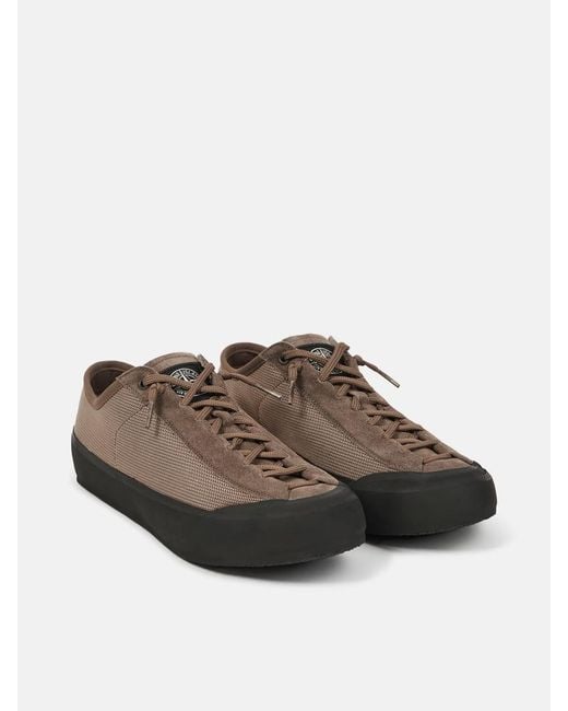 Stone Island Brown "Poly Mesh" Sneaker for men