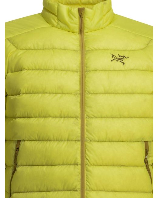 Arc'teryx Yellow "Cerium" Short Down Jacket