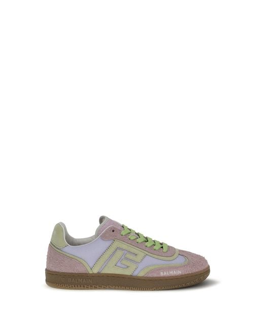 Balmain White Swan Sneakers