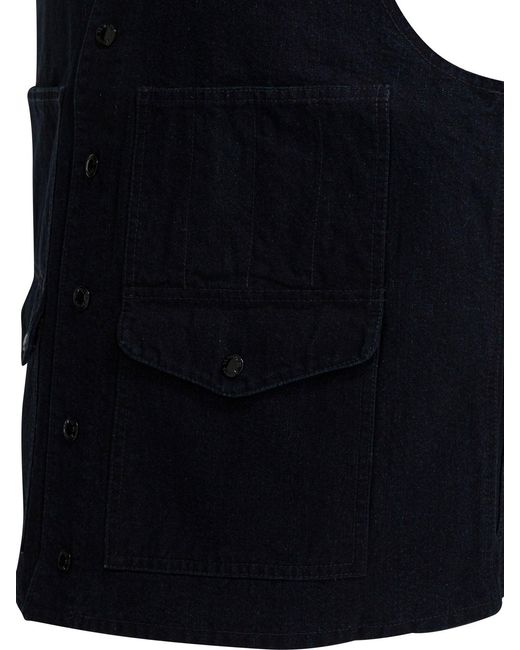 Filson Blue "Dry Tin" Sleeveless Jacket