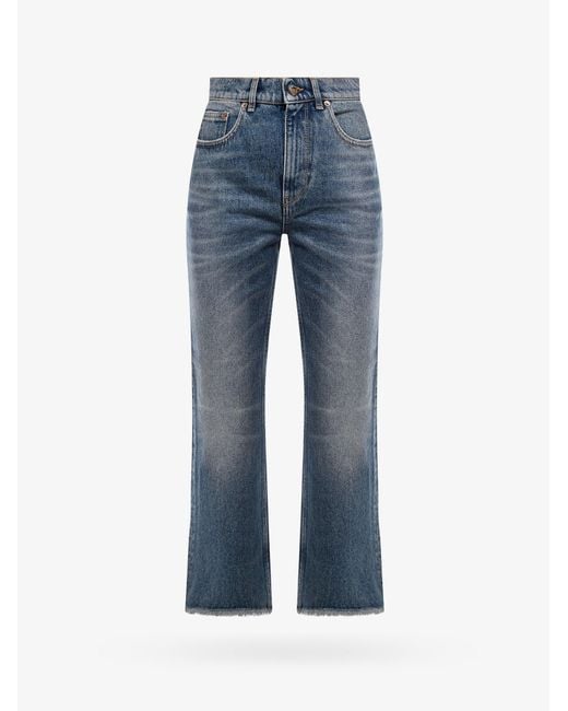 Golden Goose Deluxe Brand Blue Deluxe Brand Cropped Jeans