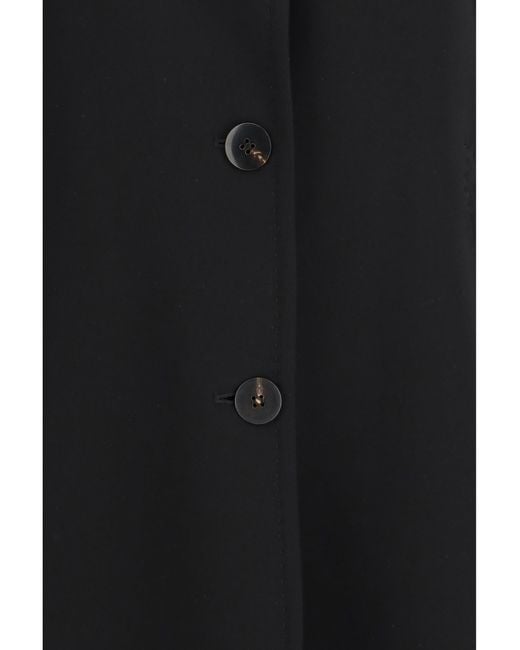 Max Mara Black Racconto Overcoat