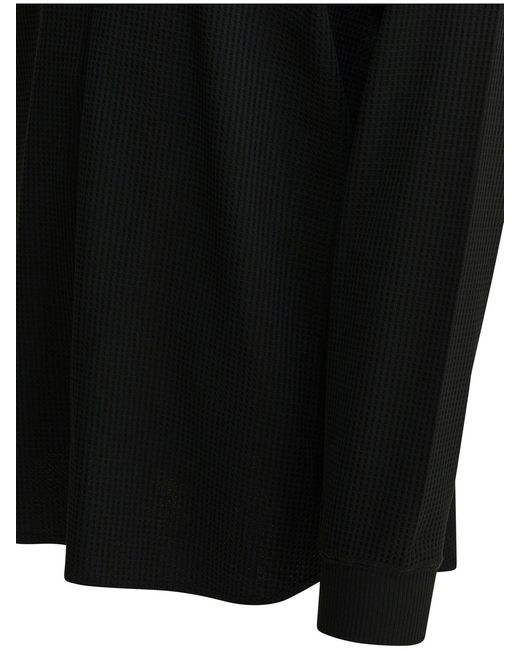 DAIWA PIER 39 Black Polyester T-Shirt for men
