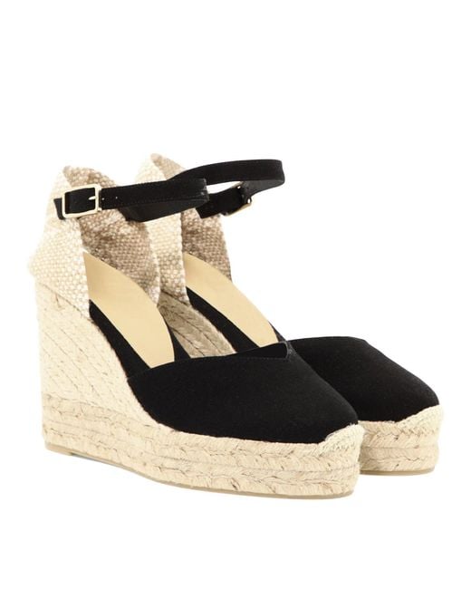 Castaner Black "Chiarita" Espadrilles Sandal
