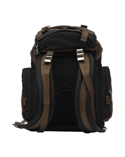 Prada Black Casual Backpack for men